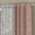 ROSARA HOME Jacquard Floral Pack of 4 Regular and Sheer Door Curtains -7 Feet,Blush::White