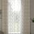 ROSARA HOME Jacquard Pack of 4 Regular and Sheer Long Door Curtains -9 Feet,Beige::White