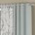 ROSARA HOME Solid Abstract Pack of 4 Regular and Sheer Window Curtains -5 Feet,Light Grey::White