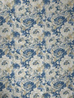 ROSARA HOME Floral Pack of 2 Regular Window Curtains -5 Feet,Blue 3