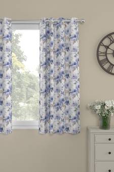 ROSARA HOME Floral Pack of Single Regular Window Curtain -5 Feet,Lavender