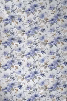 ROSARA HOME Floral Pack of 2 Regular Door Curtains -7 Feet,Lavender