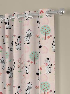 ROSARA HOME Animal Pack of Single Regular Window Curtain -5 Feet,Multicolor 2