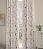 ROSARA HOME Animal Pack of 2 Regular Door Curtains -7 Feet,Multicolor