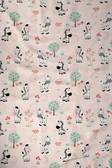 ROSARA HOME Animal Pack of 2 Regular Door Curtains -7 Feet,Multicolor