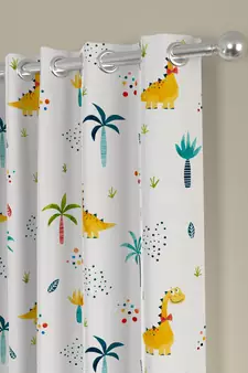 ROSARA HOME Animal Pack of 2 Regular Window Curtains -5 Feet,Multicolor