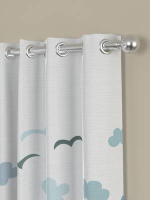 ROSARA HOME Boat Print Pack of 2 Regular Window Curtains -5 Feet,Multicolor 2