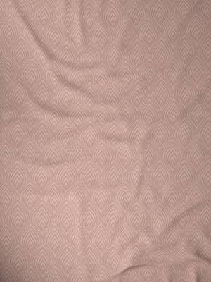 ROSARA HOME Jacquard Pack of 2 Regular Window Curtains -5 Feet,Blush 3