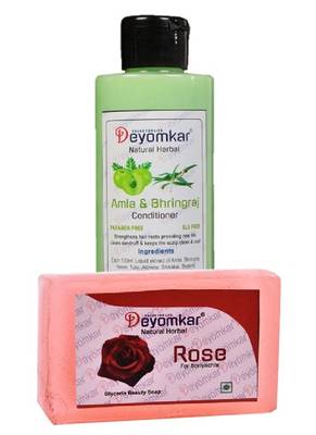 Herbal Amla Brinjraj Conditioner with  Rose Soap 1