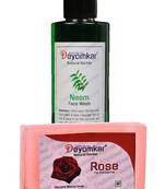 Herbal Neem FaceWash with  Rose Soap