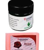 Herbal Alovera Gel with  Rose Soap