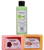 Herbal Amla Brinjraj Conditioner with SandalWood Soap And Rose Soap