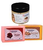 Herbal Sandalwood FacePack with SandalWood Soap And Rose Soap