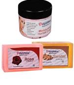 Herbal Cream with  SandalWood Soap And Rose Soap