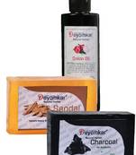 Herbal Onion oil with SandalWood Soap And Charcoal Soap