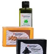 Herbal Alovera Shampoo with SandalWood Soap And Charcoal Soap