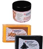 Herbal Cream with  SandalWood Soap And Charcoal Soap