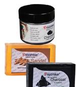 Herbal Charcoal scrub with SandalWood Soap And Charcoal Soap