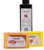 Herbal Onion oil with SandalWood Soap And Lemon Honey Soap