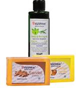 Herbal Amla Brinjraj Shampoo with SandalWood Soap And Lemon Honey Soap