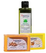 Herbal Alovera Shampoo with SandalWood Soap And Lemon Honey Soap