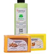 Herbal Alovera Conditioner with SandalWood Soap And Lemon Honey Soap