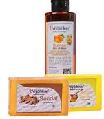 Herbal Orange Peel Of Mask with SandalWood Soap And Lemon Honey Soap