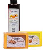 Herbal Haldi Chandan FaceWash with SandalWood Soap And Lemon Honey Soap