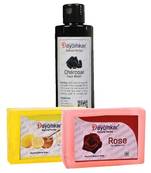 Herbal Charcoal Facewash with Rose Soap And Lemon Honey Soap