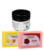 Herbal Alovera Gel with Rose Soap And Lemon Honey Soap