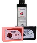 Herbal Onion oil with Rose Soap And Charcoal Soap