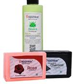 Herbal Alovera Conditioner with Rose Soap And Charcoal  Soap