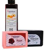 Herbal Haldi Chandan FaceWash with Rose Soap And Charcoal  Soap