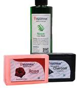 Herbal Neem FaceWash with Rose Soap And Charcoal  Soap