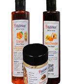 Deyomkar Natural Herbal Haldichandan Facewash Orange Peel of Mask  And Sandalwood face pack