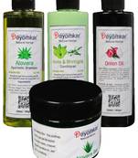 1 Alovera shampoo 1 Amla Conditioner 1 Onion Oil  1 Alovera Gel