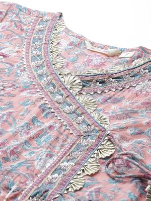 Pink gotta patti cotton salwar 2