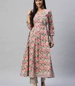 Green mirror cotton salwar