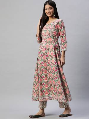 Green mirror cotton salwar 4
