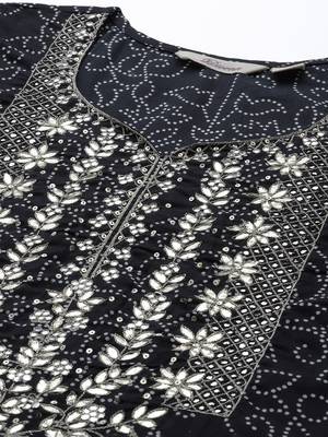 Black zari cotton salwar 2
