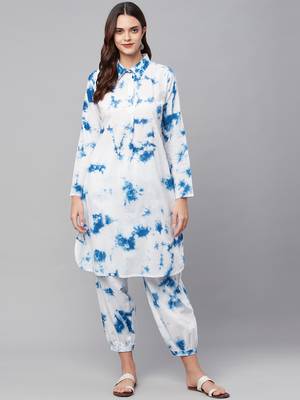 White gota cotton salwar 1