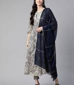 Beige gotta patti cotton salwar