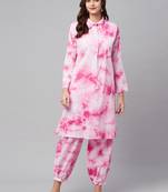 Pink gota cotton salwar