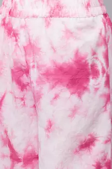 Pink gota cotton salwar