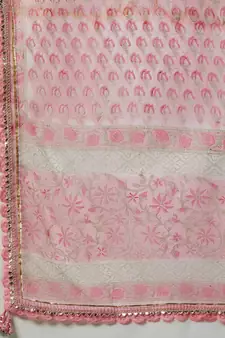 Pink gotta patti cotton salwar