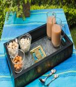 Serving Tray with Stone Veneer