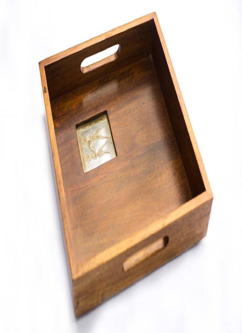 Serving Tray Big with handle slots