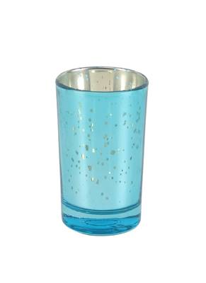 Green Glass Votive Set of 4 4