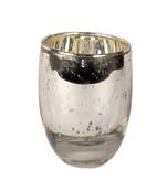 Silver Big Glass Votive Set of 4