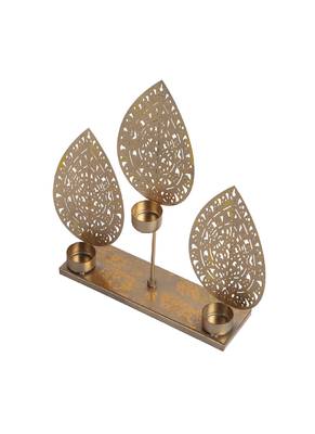 Leaf Tealight Holder with Stand 2